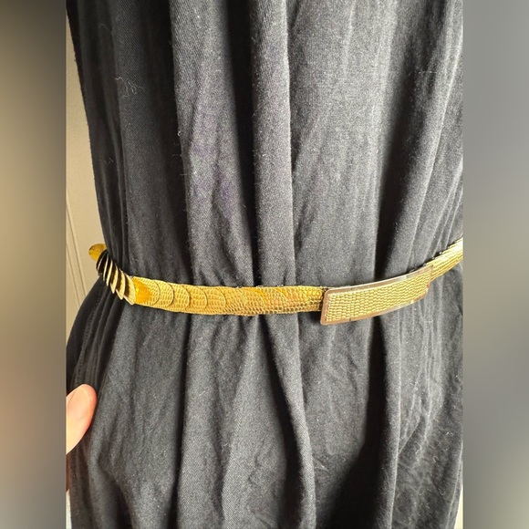 Vintage Gold Scales Stretch Belt Women’s Fits Like Small/medium - Picture 2 of 3